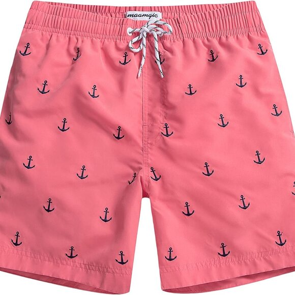 Mens Swim Trunks Quick Dry Swim Shorts with Mesh Lining Funny Swimwear Bathing S